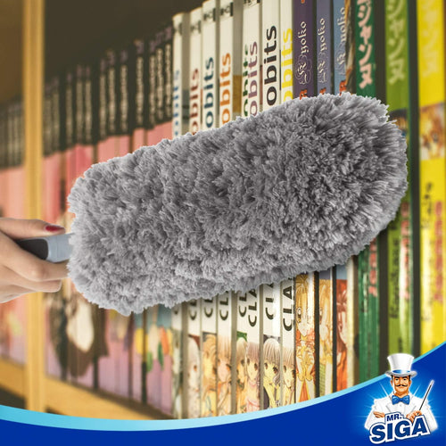 Microfiber Duster – Reusable Dust Cleaner with Non-Slip Handle